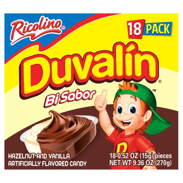 Ricolino Duvalin Bi Sabor Hazelnut & Vanilla Spread