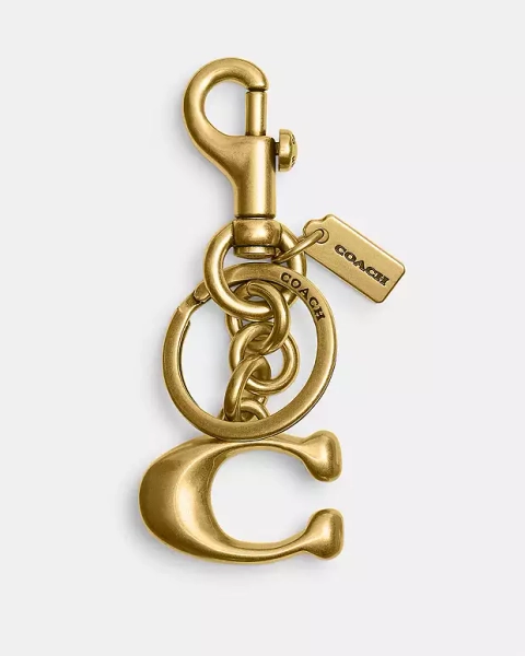 Brass/Brass Signature Bag Charm