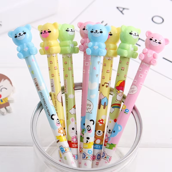 1 Piece Cute Kawaii Bear Cartoon Mechanical Pencil School Office Supply Creative Stationery Ellen Brook - AliExpress 21