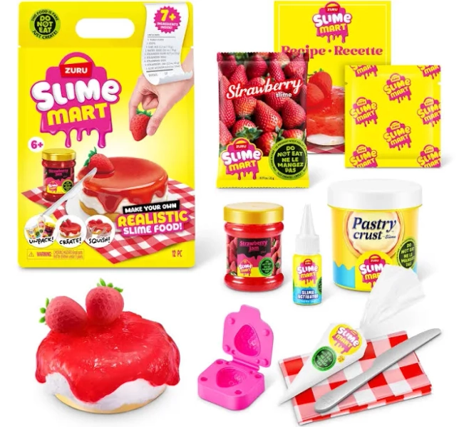 Zuru Slime Mart Small Bag Strawberry Cheesecake Slime Kit