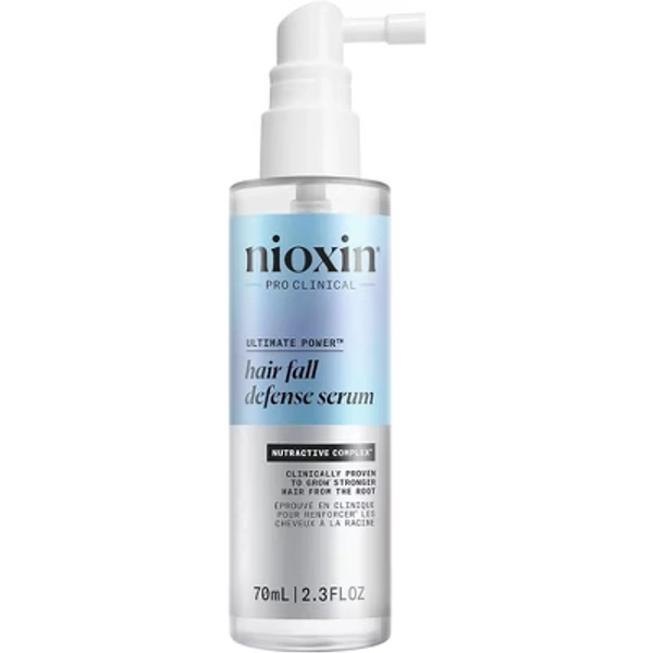 NIOXIN Pro Clinica Ultimate Power Hair Fall Defense Intensive Daily Leave-In Hair Treatment (70 mL / 2.3 oz) Niacinamide, Caffeine, Sandalore