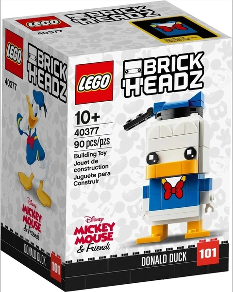 LEGO BRICKHEADZ: Donald Duck (40377) - New &amp; Retired- SEALED