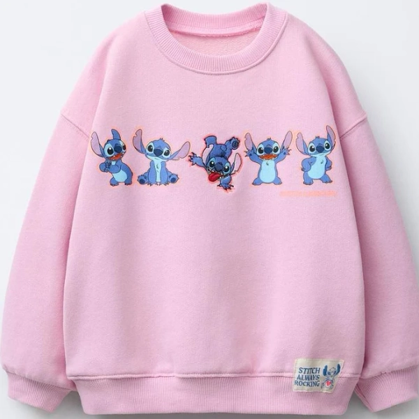 Zara Sweat Imprimé Lilo & Stitch Disney Kids