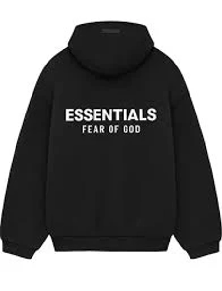 NWT Essentials Black Fleece Hoodie FW24 Fear Of Gods XXS to XXL