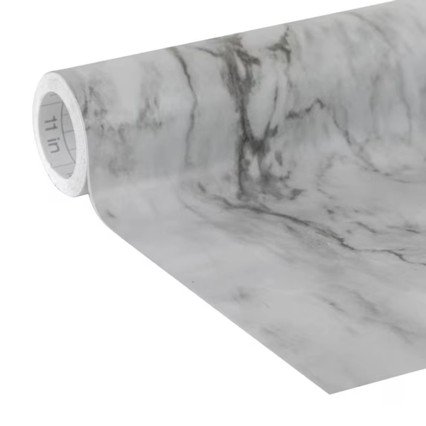 EasyLiner Brand Contact Paper Adhesive Shelf Liner, Gray Marble, 20 in. x 15 ft. Roll