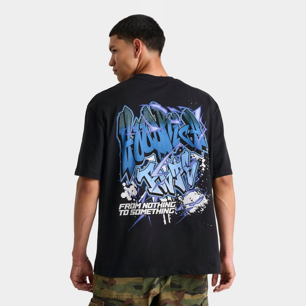 Men's Hoodrich Wall Art Oversized T-Shirt - Size S
