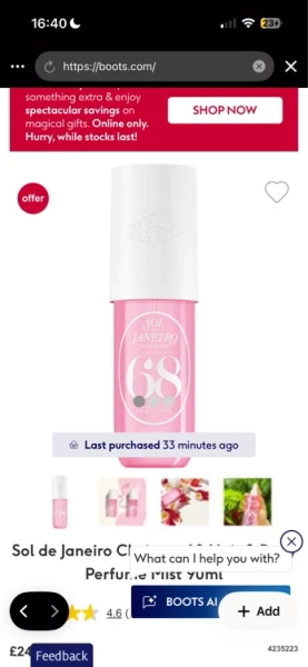 Sol de Janeiro Cheirosa 68 Hair & Body Perfume Mist 90ml