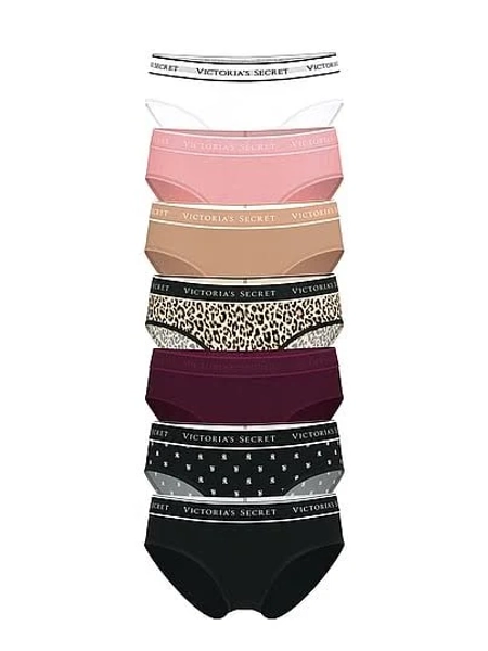 Victoria's Secret Women's 7-Pack Cotton Hiphugger Panties