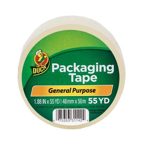 Duck Brand General Purpose Packaging Tape, 1.88 in. x 55 yd., Clear, 1 Roll - Walmart.com
