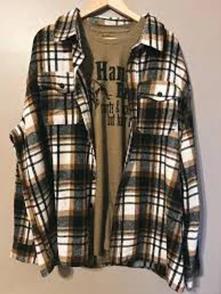 Plaid Fleece Flannel - 3XL