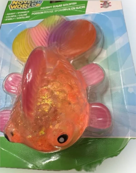 Viral Squishy Orange Goldfish Sensory Stress Relief Toy | Color: Orange/Pink | Size: Osg | Ifqanqan's Closet