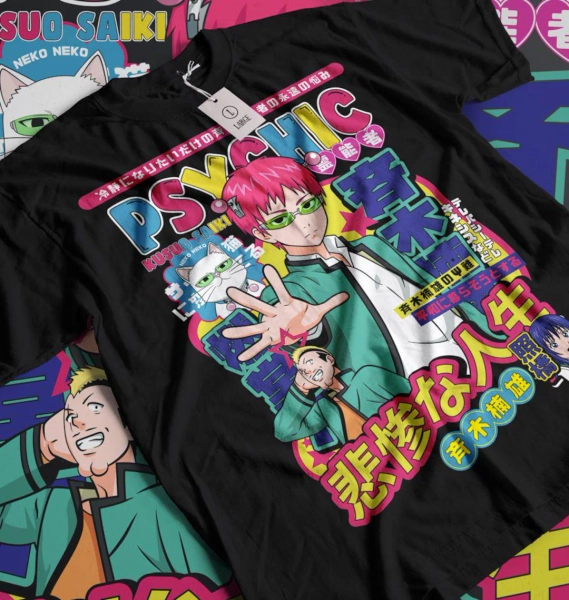 SAIKI K "annoyed Face" Saiki Kusuo No Sai Nan TSHIRT - Etsy