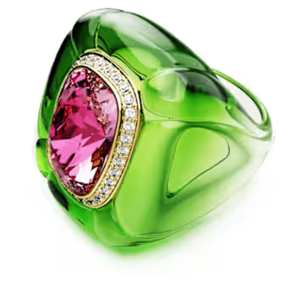 Dulcis cocktail ring, Cushion cut, Pavé, Multicolored
