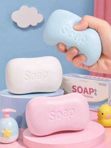POKOJA LAND Hachimi New Soft Squeezy Stress Relief Toy, Realistic Finger Squeeze Toy, Helps Relieve Stress, Anxiety And Relaxation, Slow Rebound Wet Soft Sticky Hands, Birthday Gift, Holiday Gift, Christmas Gift, Halloween Gift, Perfect Gift - Size Pink