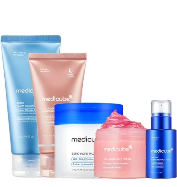 Affordable Glass Glow 7-Day Skincare Set Collagen Jelly Cream