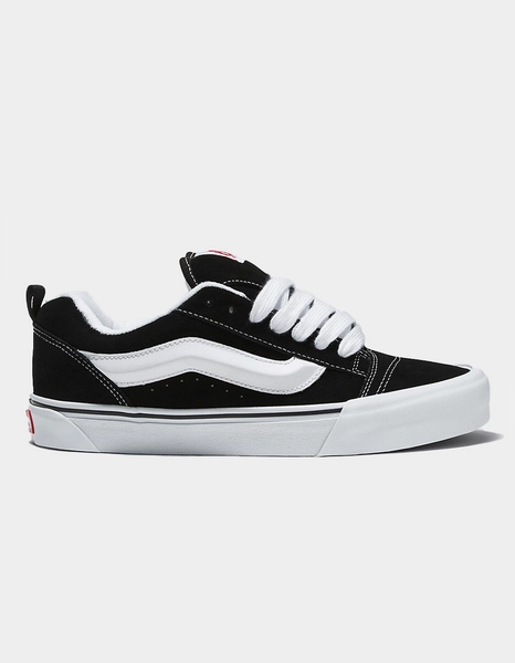 VANS Knu Skool Shoes - BLACK/WHITE - M3.5/W5