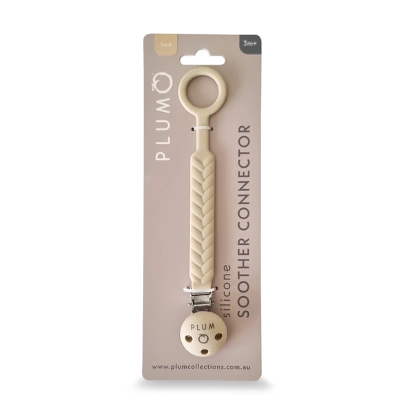 Plum Soother Connector Sand