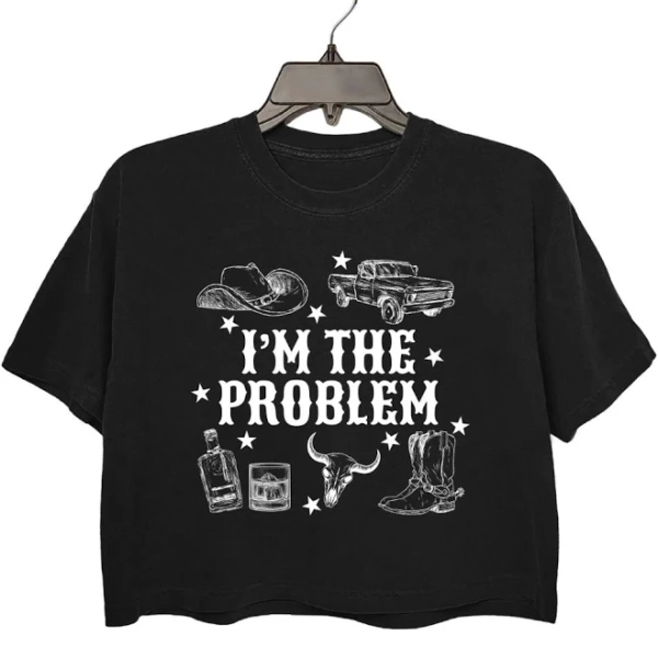 Women's Cowboy Crop Top