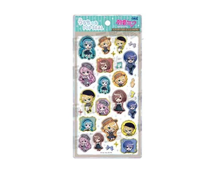 Hatsune Miku Uruchuru POP SEAL Classical Retro Sticker Set