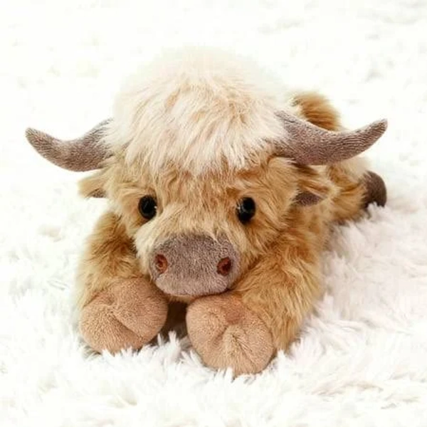 Weighted Highland Cow Plush