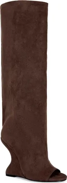 Vincent Knee High Open Toe Boot