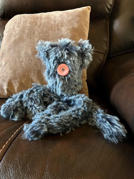 Cat Squid Coraline inspired Plush | Buttons Pink Blue Squid What’s Shakin Baby Squid Stuffed Animal