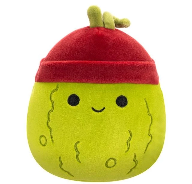 Squishmallow Salim The Green Pickle with Beanie