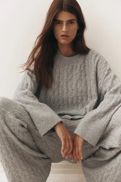 Cable-Knit Sweater
