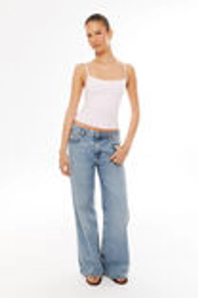 Low Rise Baggy Jean - Arctic Blue
