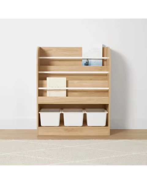 Kids Bookcase with Storage