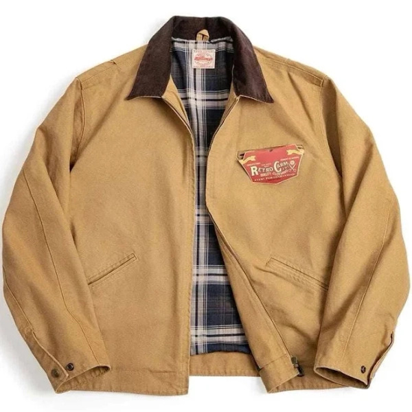 Antonios Men's Retro Cotton Jacket