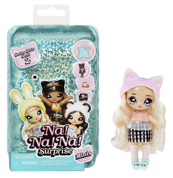 Na Na Na Surprise Minis Series 2 - 4" Fashion Doll - Mystery Packaging with Confetti Surprise, Includes Doll, Outfit, Shoes, Poseable, Toy Gift for Kids Girls Boys Ages 4 5 6 7 8+ - Walmart.com