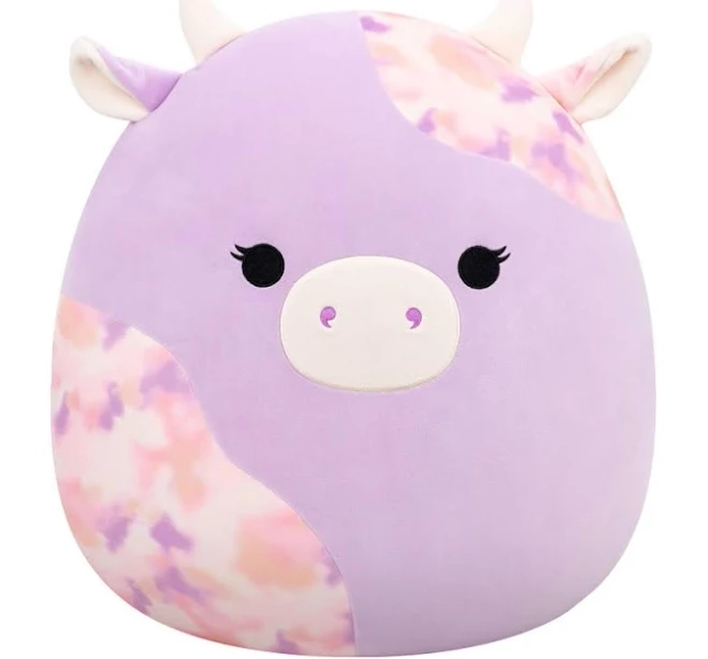 Squishmallows The Pink Tie-Dye Cow