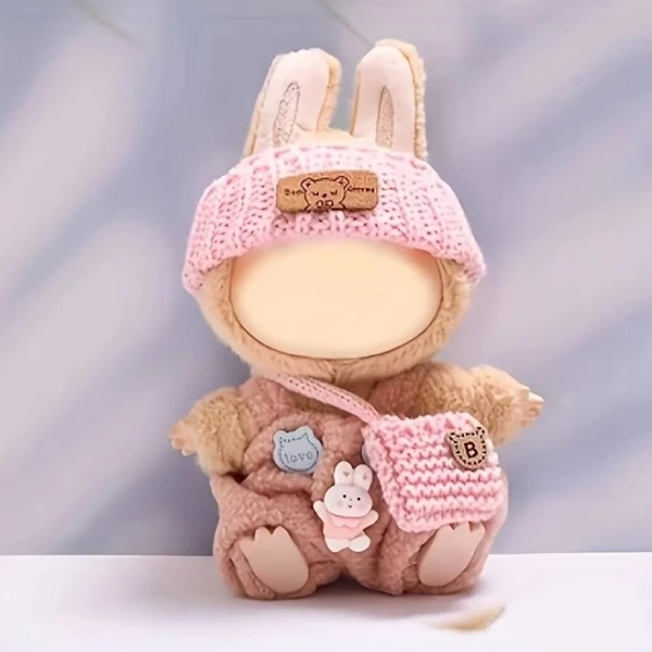 La Boo Boo Clothes Set, 3 Pieces Sweater Set With Hat And Bag Doll