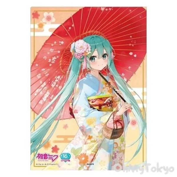 Japan Hatsune Miku Single Clear File Japanese Clothes Walk Hannnari Kyoto Official Kawaii Japanese Merchandise Store | Next-Day UK Delivery