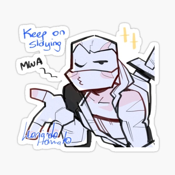 leo telling u to slay Sticker