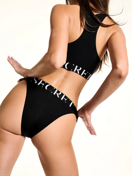 Exploded Logo Cotton 90s Brief Panty