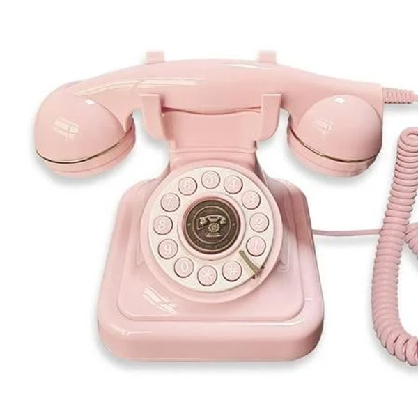 Vintage Rotary Design Corded Desk Phone