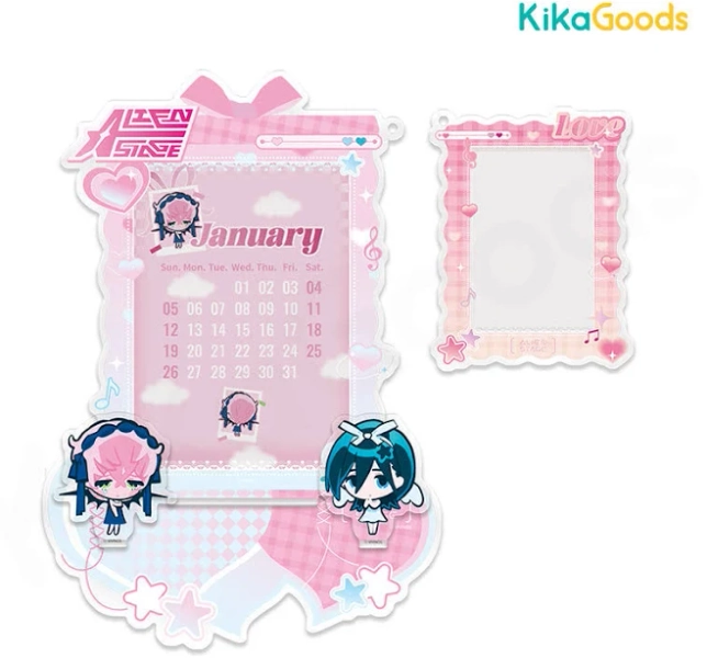 Alien Stage New Year's Eve Season 2025 Acrylic Calendar Set MIZI & SUA