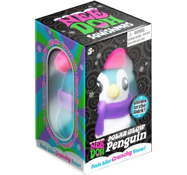 Nee Doh Polar Glow Penguin