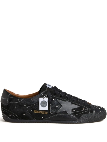 Golden Goose True-Star in black suede with Swarovski crystals  | 35