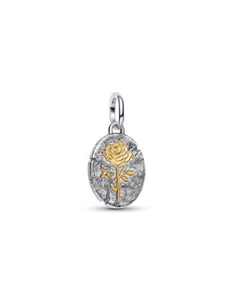 Rose Medallion Charm