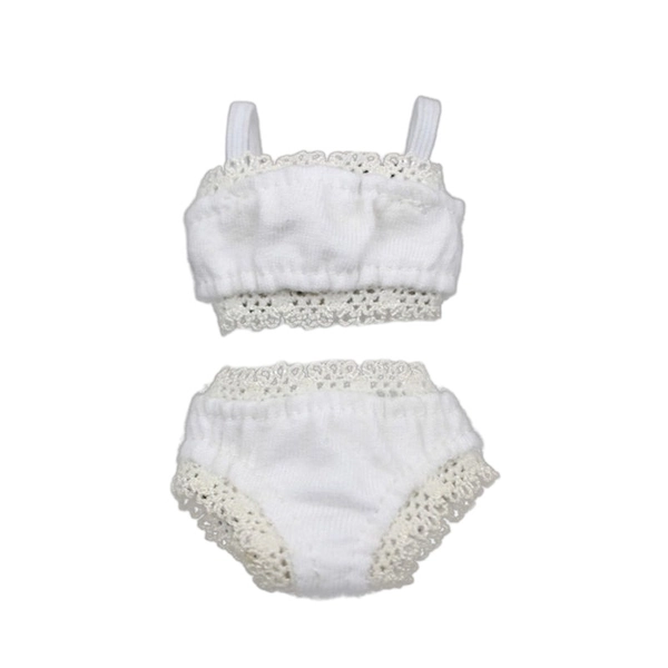 Neo Blythe Doll White Black Lace Underwear Set