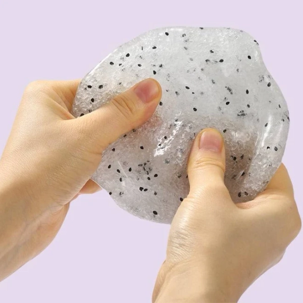 FUFUSQUISHY Gray Sesame Stress Ball