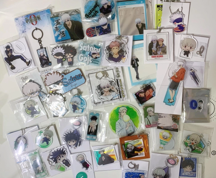 Official Jujutsu Kaisen Acrylic Keychain, Charm & Mini Standee - Official merch - Hand Pick and Pack