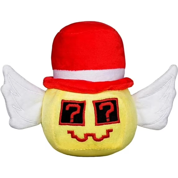 Brainrot Admin Lucky Block Plush, 7.5-Inch Stuffed Plush, Collectible Gift for Gamers and Fans
