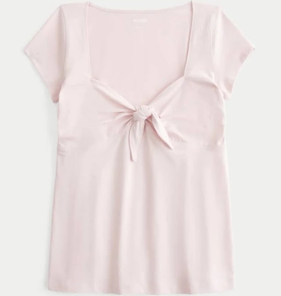 Hollister Women's Easy Tie Bust Babydoll Top