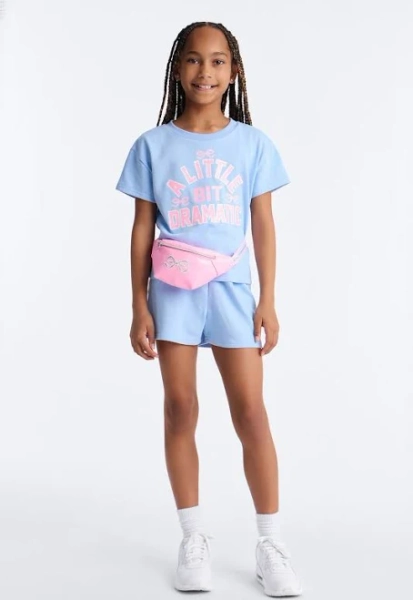 Fashion Nova Kids' Mini Just A Little Bit Dramatic Short Set