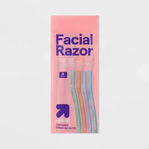 Dermaplane Facial Disposable Razors - 4ct - up&up™