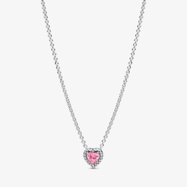 Pandora Ladies' Elevated Heart Collier Necklace